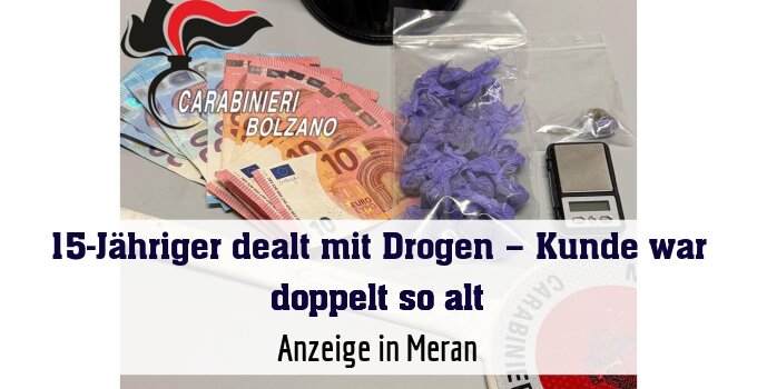 Anzeige in Meran