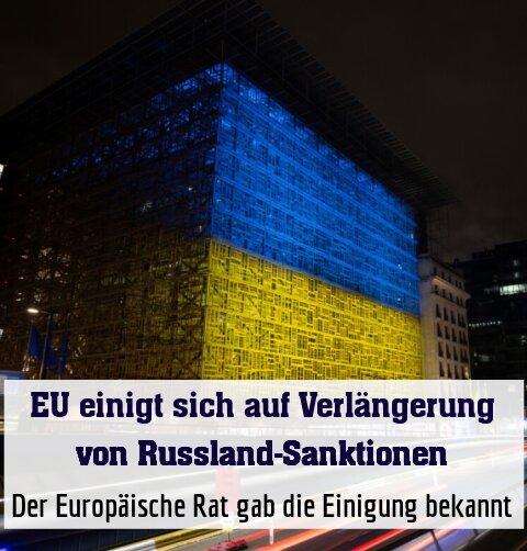Der Europäische Rat gab die Einigung bekannt