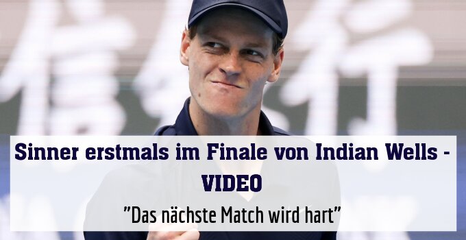 "Das nächste Match wird hart"
