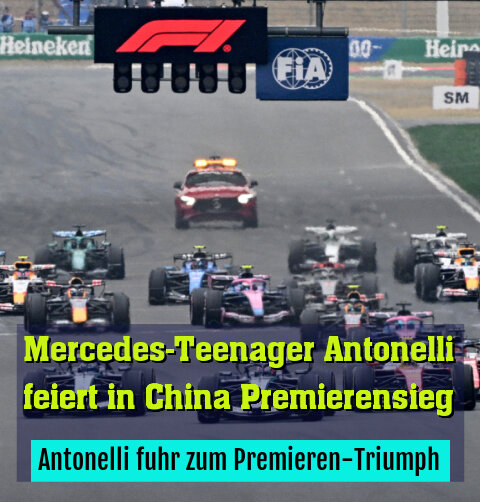 Antonelli fuhr zum Premieren-Triumph