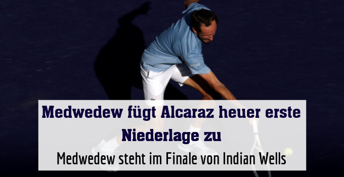 Medwedew steht im Finale von Indian Wells