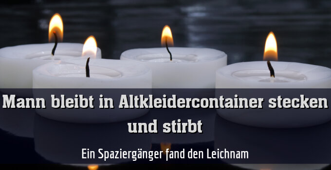 Ein Spaziergänger fand den Leichnam