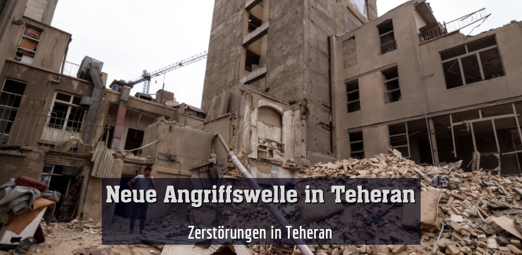 Zerstörungen in Teheran