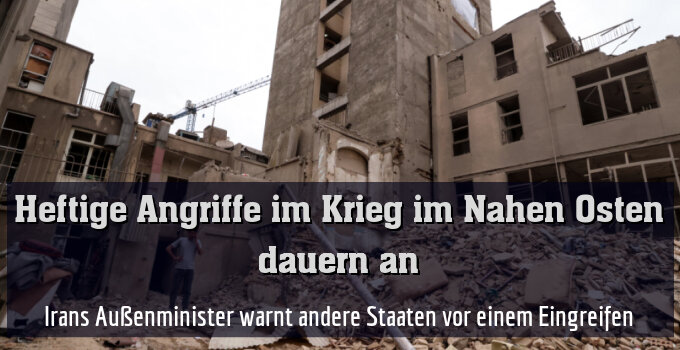 Zerstörungen in Teheran