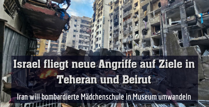 Zerstörung in Beirut am Tag nach einem israelischen Luftangriff