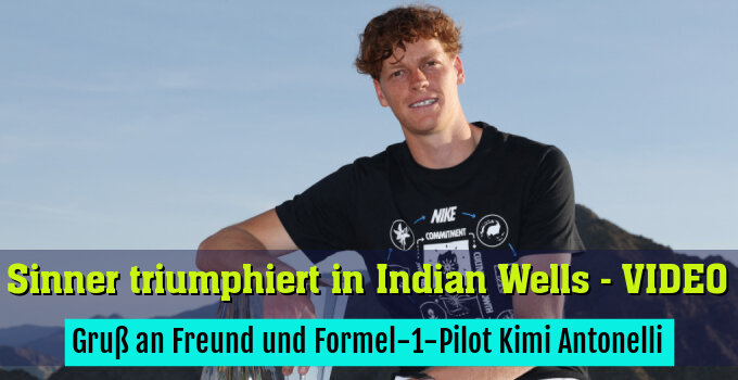 Gruß an Freund und Formel-1-Pilot Kimi Antonelli