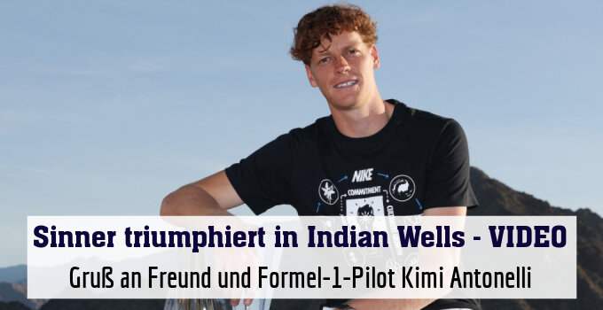 Gruß an Freund und Formel-1-Pilot Kimi Antonelli