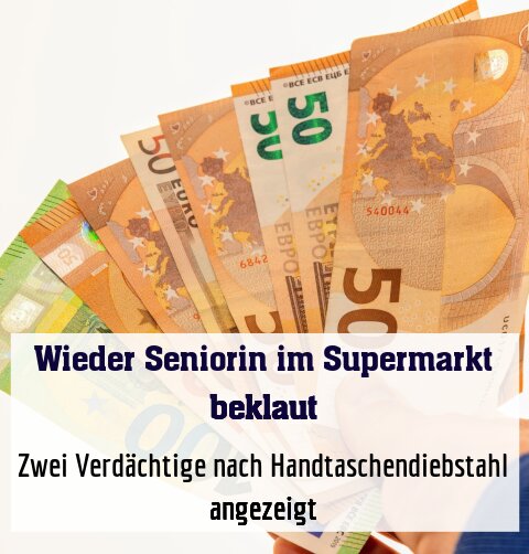 Zwei Verdächtige nach Handtaschendiebstahl angezeigt