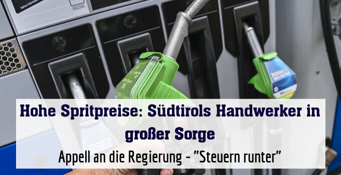 Appell an die Regierung - "Steuern runter"