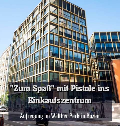 Aufregung im Walther Park in Bozen