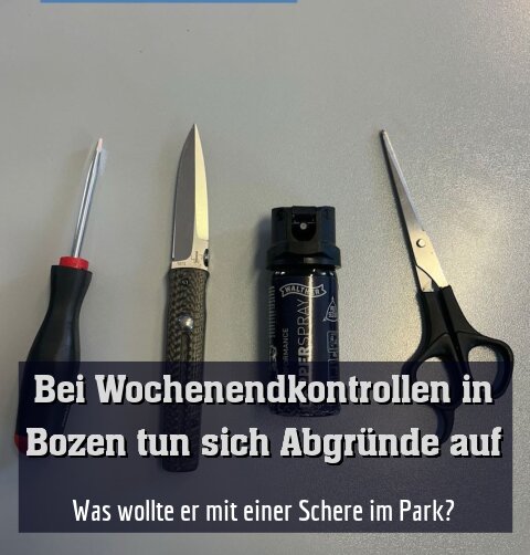 Was wollte er mit einer Schere im Park?