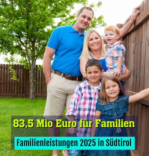 Familienleistungen 2025 in Südtirol