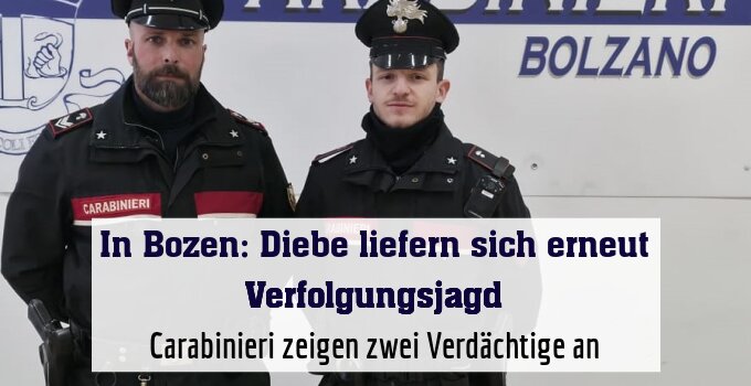 Carabinieri zeigen zwei Verdächtige an