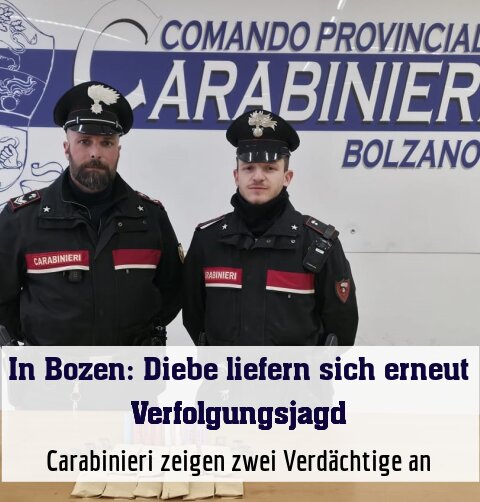 Carabinieri zeigen zwei Verdächtige an
