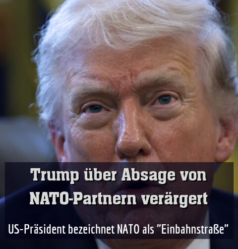 US-Präsident bezeichnet NATO als "Einbahnstraße"