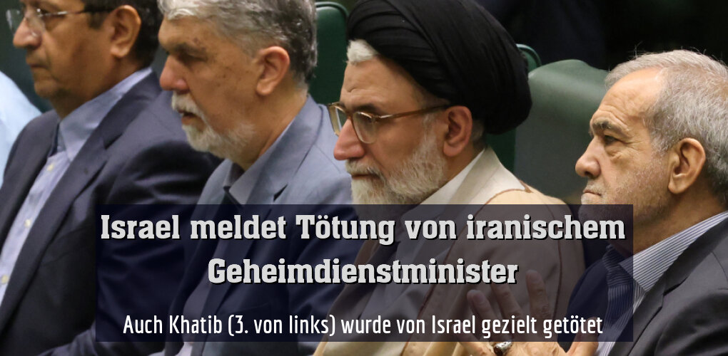 Auch Khatib (3. von links) wurde von Israel gezielt getötet