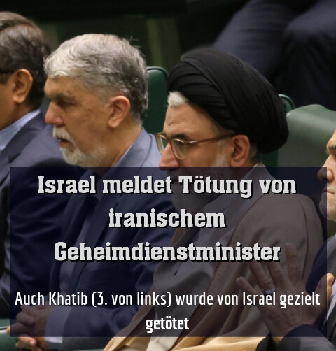 Auch Khatib (3. von links) wurde von Israel gezielt getötet