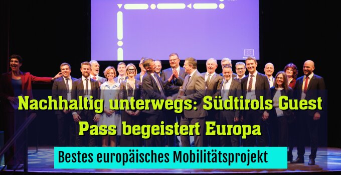 Bestes europäisches Mobilitätsprojekt ­