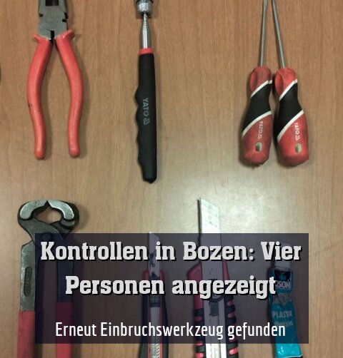 Erneut Einbruchswerkzeug gefunden