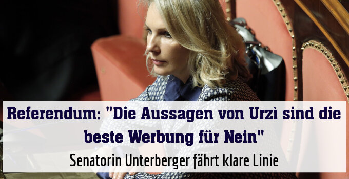 Senatorin Unterberger fährt klare Linie