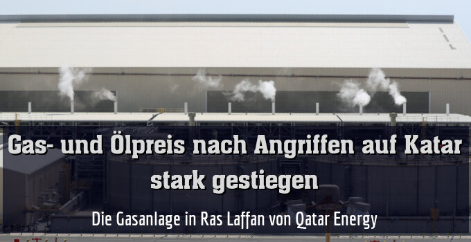 Die Gasanlage in Ras Laffan von Qatar Energy