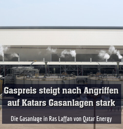 Die Gasanlage in Ras Laffan von Qatar Energy
