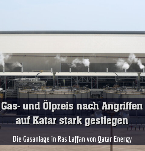 Die Gasanlage in Ras Laffan von Qatar Energy