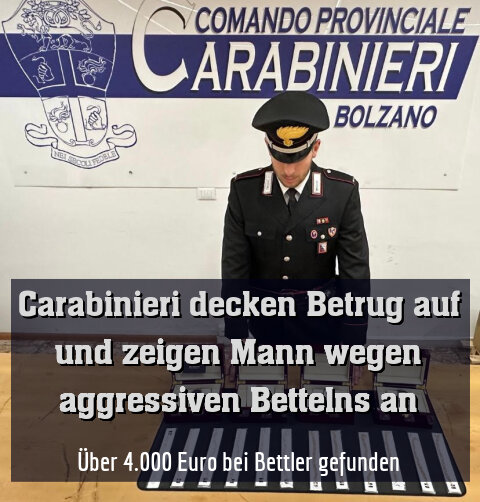 Über 4.000 Euro bei Bettler gefunden