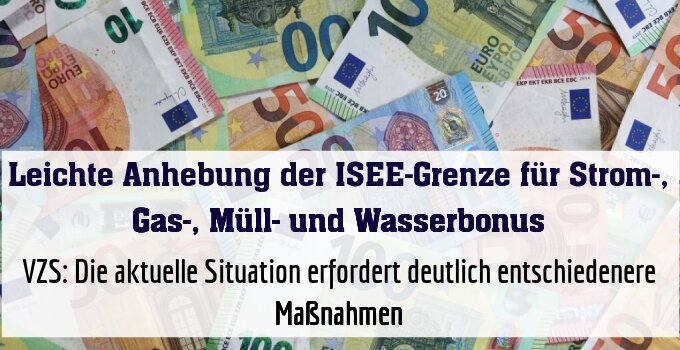 VZS: Die aktuelle Situation erfordert deutlich entschiedenere Maßnahmen