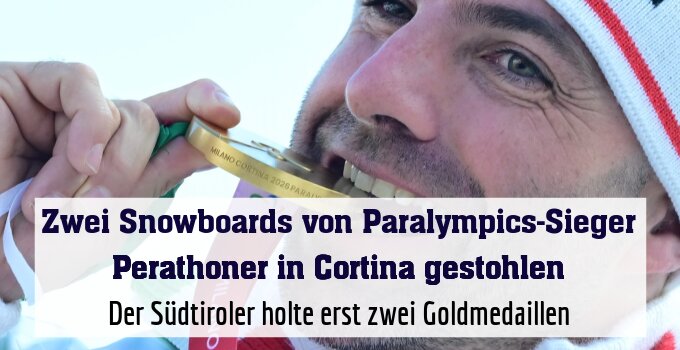 Der Südtiroler holte erst zwei Goldmedaillen