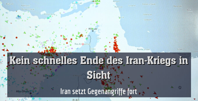 Iran setzt Gegenangriffe fort