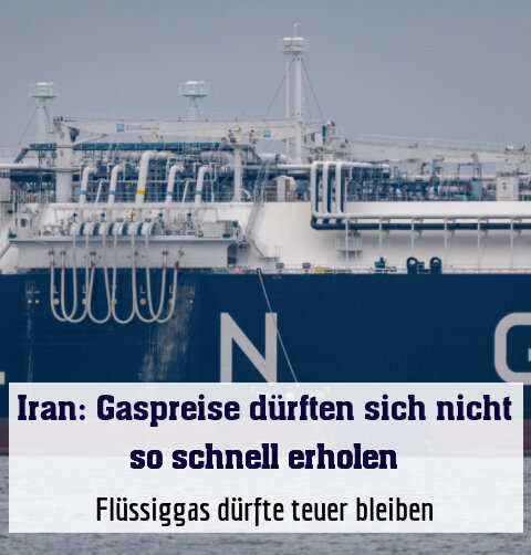 Flüssiggas dürfte teuer bleiben