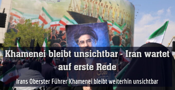 Irans Oberster Führer Khamenei bleibt weiterhin unsichtbar (Archiv)