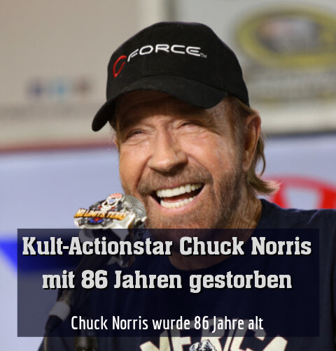 Chuck Norris wurde 86 Jahre alt