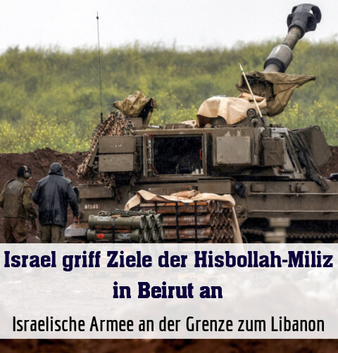 Israelische Armee an der Grenze zum Libanon