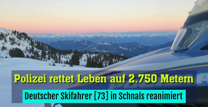Deutscher Skifahrer [73] in Schnals reanimiert