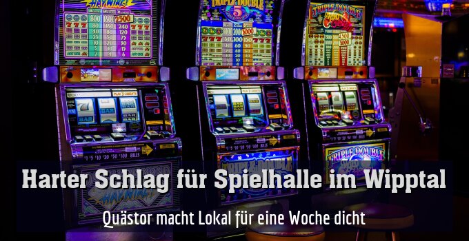 Quästor macht Lokal für eine Woche dicht