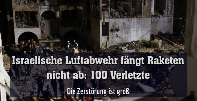 Die Zerstörung ist groß