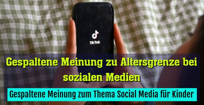 Gespaltene Meinung zum Thema Social Media für Kinder