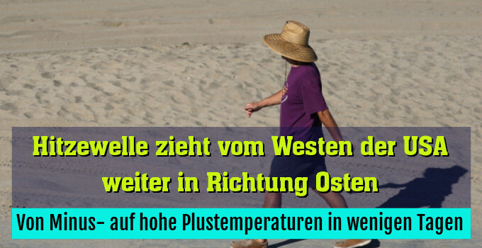 Von Minus- auf hohe Plustemperaturen in wenigen Tagen