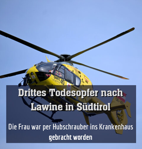 Die Frau war per Hubschrauber ins Krankenhaus gebracht worden