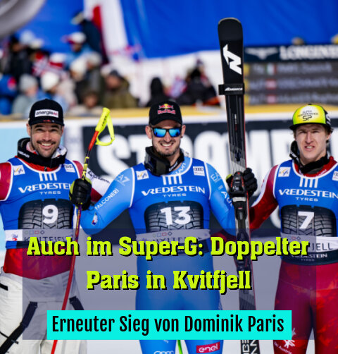Erneuter Sieg von Dominik Paris