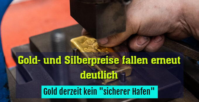 Gold derzeit kein "sicherer Hafen"