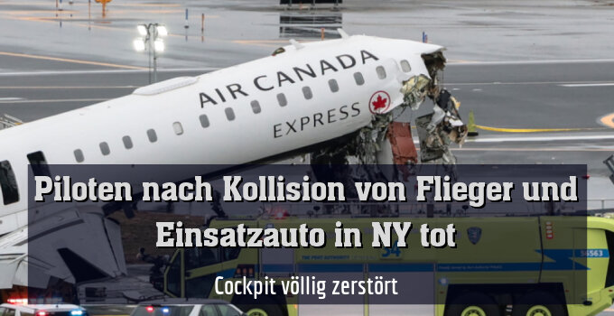 Cockpit völlig zerstört