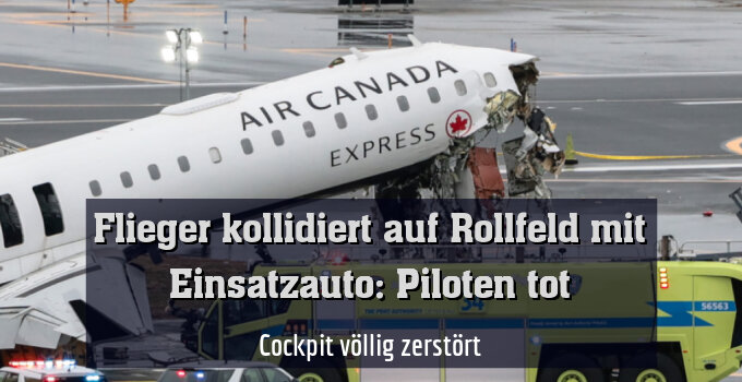 Cockpit völlig zerstört