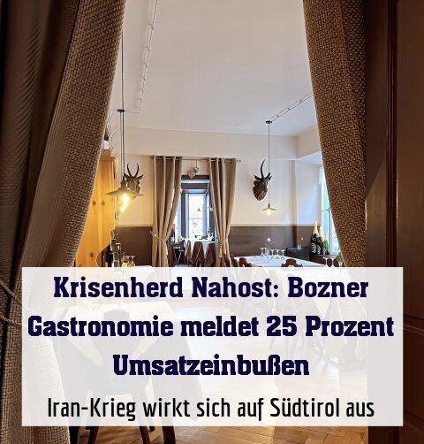 Iran-Krieg wirkt sich auf Südtirol aus