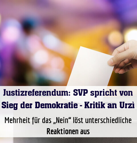 Mehrheit für das „Nein“ löst unterschiedliche Reaktionen aus