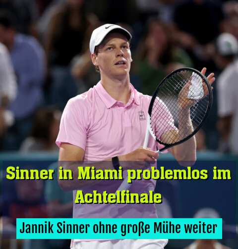 Jannik Sinner ohne große Mühe weiter