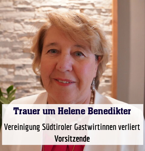 Vereinigung Südtiroler Gastwirtinnen verliert Vorsitzende