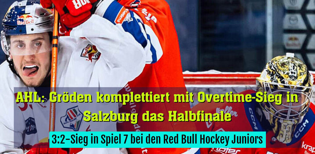 3:2-Sieg in Spiel 7 bei den Red Bull Hockey Juniors